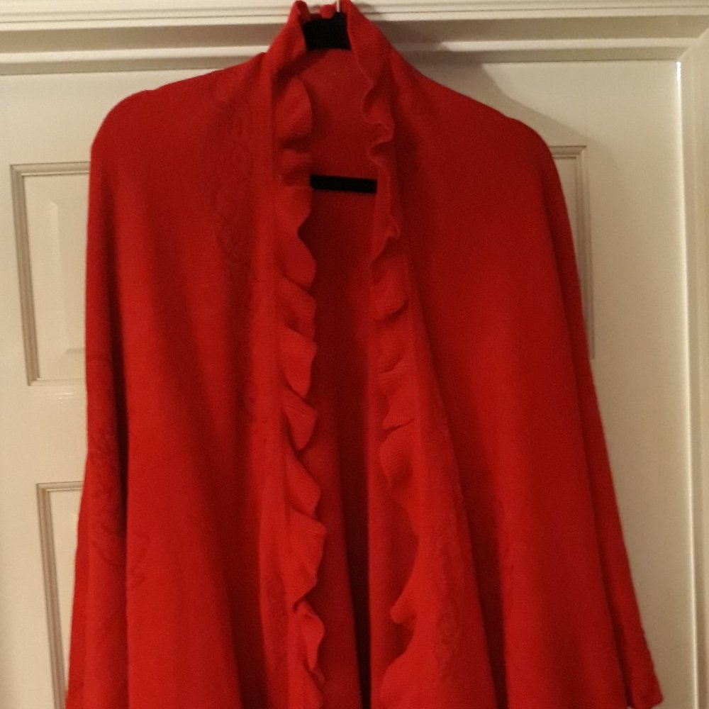 Red Sweater Wrap